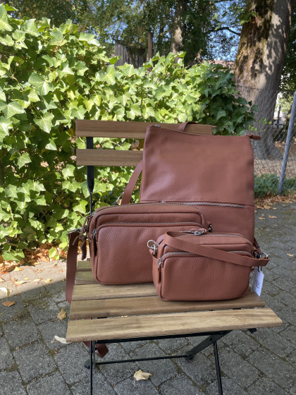 EM-EL diverse Taschen cognac