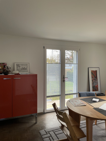 Jalousie im Fensterrahmen